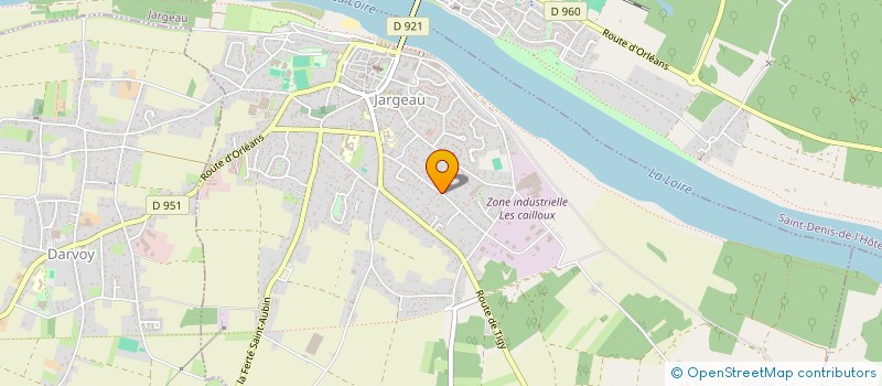 localisation de l'entreprise S.O RENOV à JARGEAU