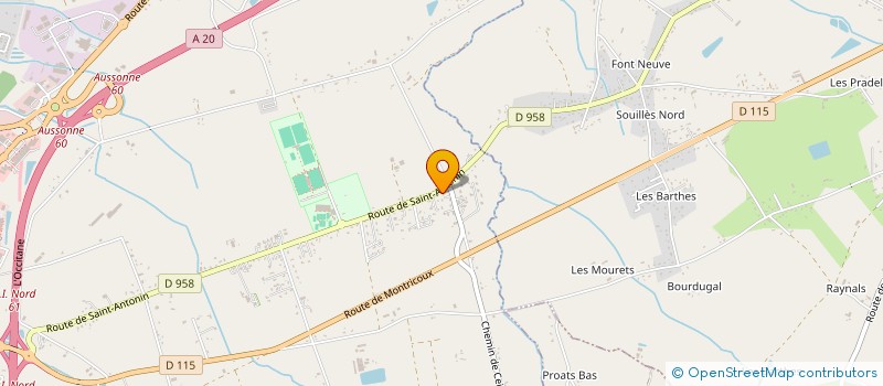 localisation de l'entreprise S.O RESEAUX  MONTAUBAN