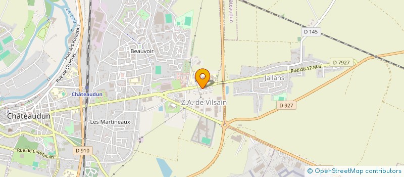 localisation de l'entreprise S O S AMBULANCES à CHATEAUDUN