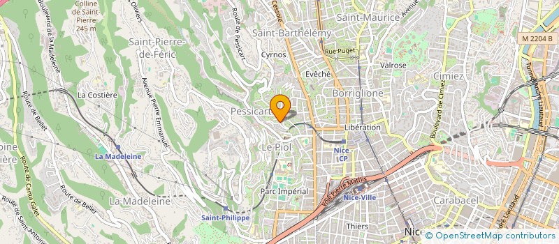 localisation de l'entreprise S.O.S AMITIE NICE COTE D AZUR à NICE