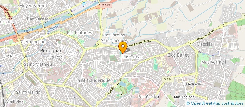 localisation de l'entreprise S.O.S. AMITIE PERPIGNAN ROUSSILLON à PERPIGNAN