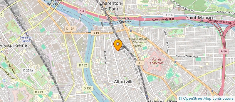 localisation de l'entreprise S.O.S. ASKI  ALFORTVILLE