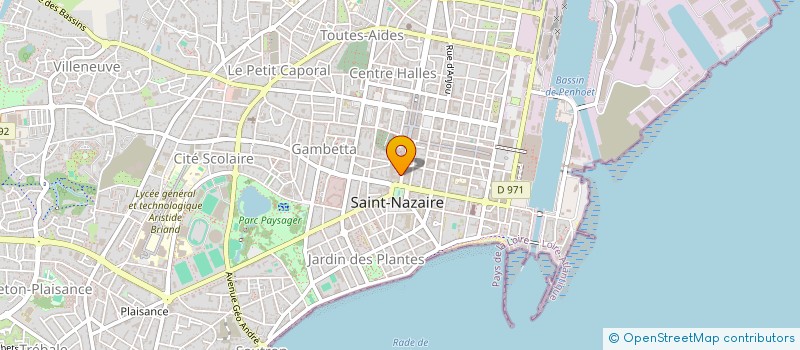 localisation de l'entreprise S.O.S CLES à SAINT-NAZAIRE