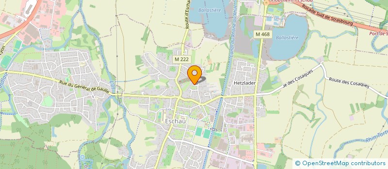 localisation de l'entreprise S.O.S DEBOUCHAGE 67 à ESCHAU