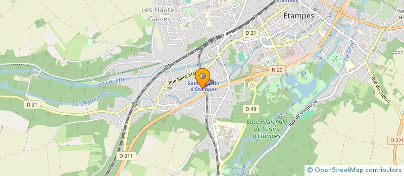 localisation de l'entreprise S.O.S ELI ET SIDOLBI à ETAMPES