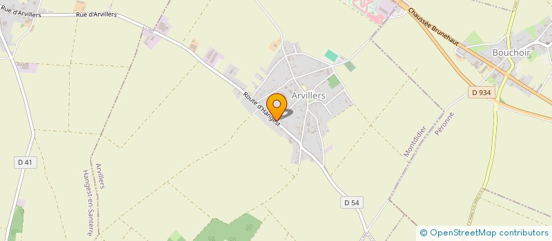 localisation de l'entreprise S O S GREFF'AUTOS à ARVILLERS
