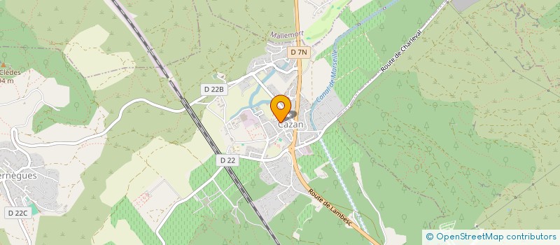 localisation de l'entreprise S.O.S.INFORMATIQUE BPM  VERNEGUES