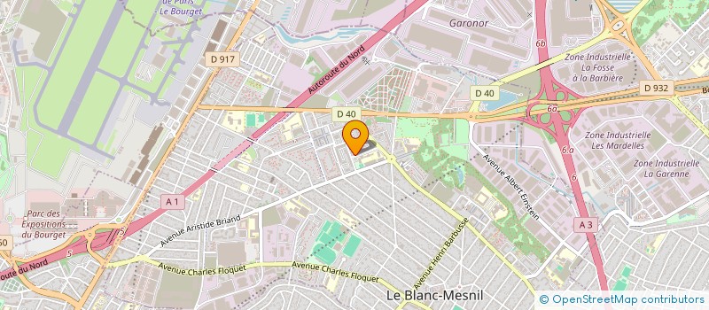 localisation de l'entreprise S.O.S NUISIBLE à LE BLANC-MESNIL