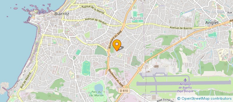 localisation de l'entreprise S.O.S.ORDINATEUR à BIARRITZ