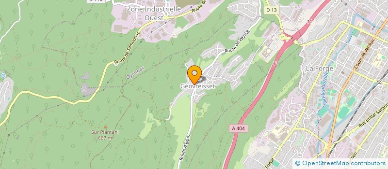 localisation de l'entreprise S.O.S. POLISSAGE  GEOVREISSET