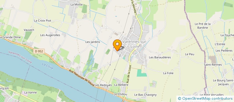 localisation de l'entreprise S.O.S. TPE : SOUTIEN, OPTIMISATION ET SUCCES POUR TPE  VARENNES-SUR-LOIRE