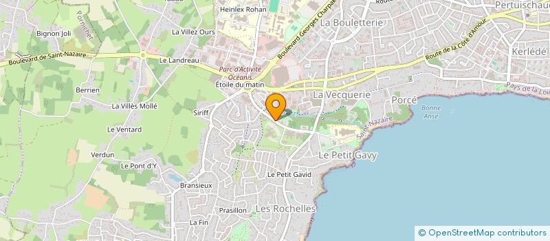 localisation de l'entreprise S.O.S. URGENCES MEDECINS SAINT-NAZAIRE ET PRESQU'ILE  SAINT-NAZAIRE