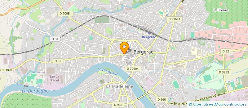 localisation de l'entreprise S.O.S.VICTIMES DE LA ROUTE DORDOGNE à BERGERAC