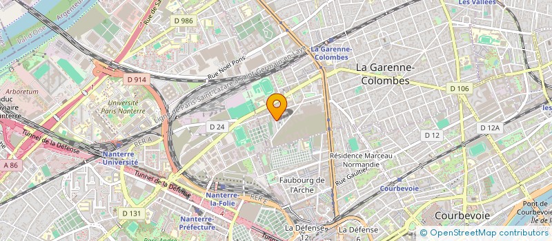 localisation de l'entreprise S.O. UNITED à LA GARENNE-COLOMBES