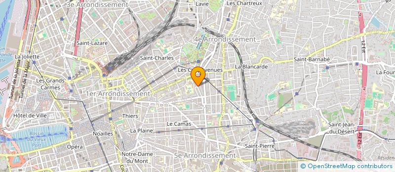 localisation de l'entreprise S.OLIVIERI NETTOYAGE à MARSEILLE