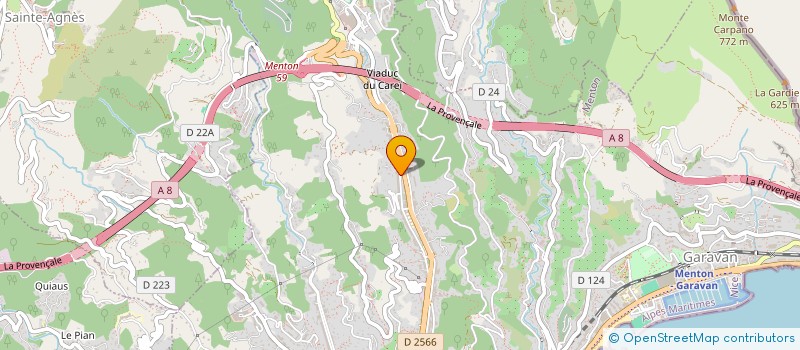 localisation de l'entreprise S-ONE TECH  MENTON