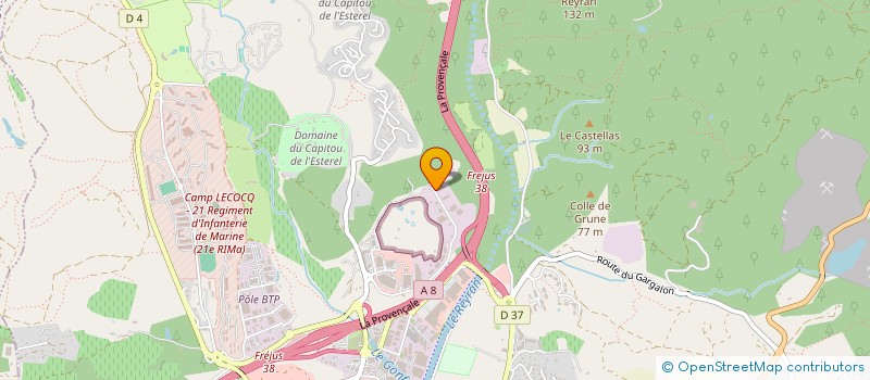 localisation de l'entreprise S P 2 E à FREJUS