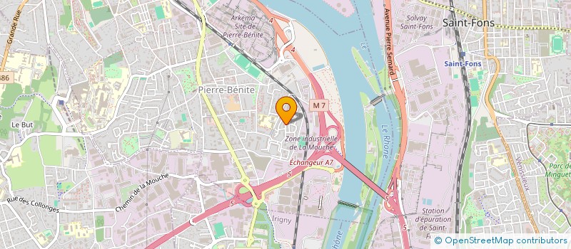 localisation de l'entreprise S P 2 F  OULLINS-PIERRE-BENITE