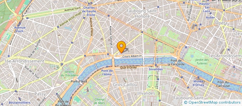 localisation de l'entreprise S P  PARIS