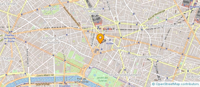 localisation de l'entreprise S.P. à PARIS