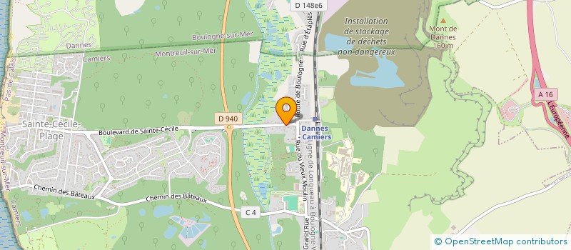 localisation de l'entreprise S.P  CAMIERS