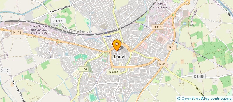 localisation de l'entreprise S.P.A.D.I SARL  LUNEL