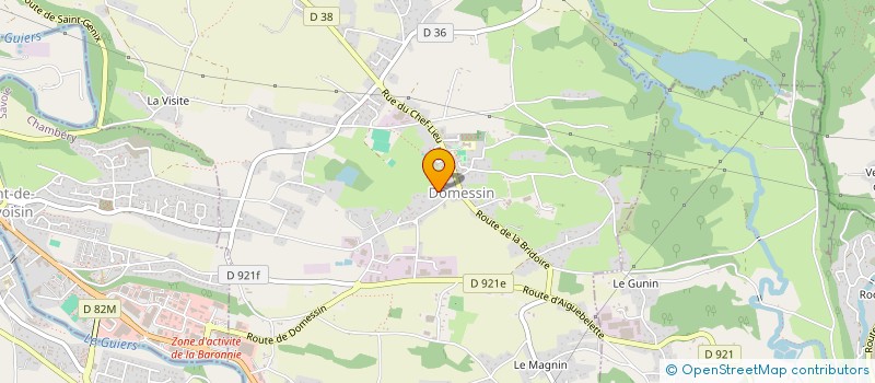 localisation de l'entreprise S.P.A.D. ODYSSEY  DOMESSIN