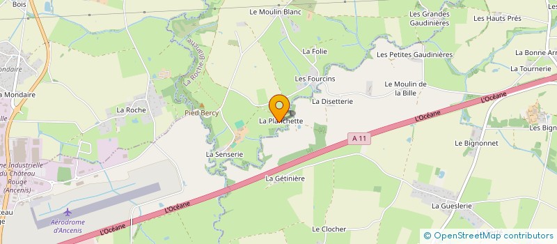 localisation de l'entreprise S.P.A.E.R à LA ROCHE-BLANCHE