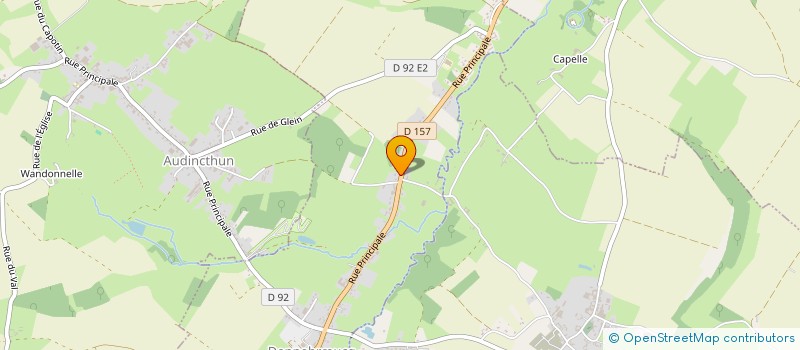 localisation de l'entreprise S.P.A.F.  DENNEBRUCQ