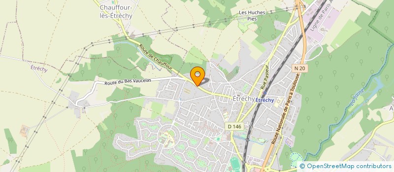 localisation de l'entreprise S.P.A.F  ETRECHY