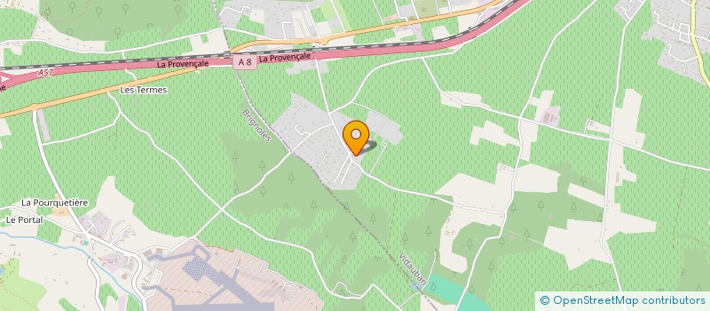 localisation de l'entreprise S.P.A.T.P  VIDAUBAN