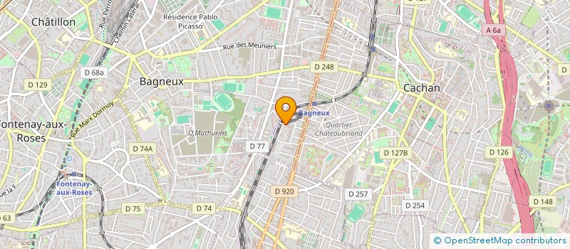 localisation de l'entreprise S&P AGENCY à BAGNEUX