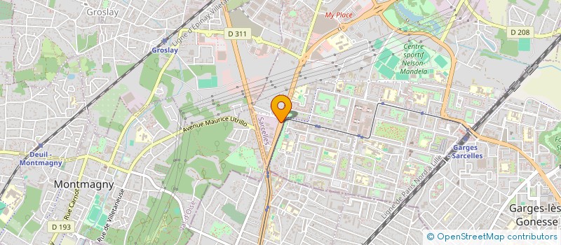 localisation de l'entreprise S P B à SARCELLES