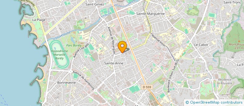 localisation de l'entreprise S.P.B à MARSEILLE