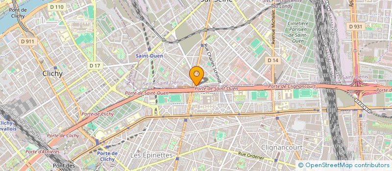 localisation de l'entreprise S.P.C à SAINT-OUEN-SUR-SEINE