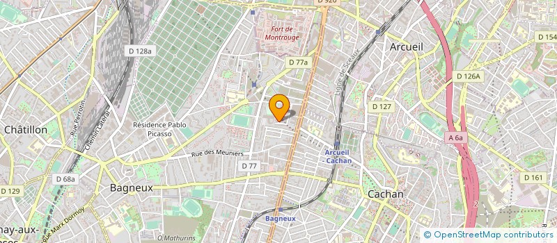 localisation de l'entreprise S.P.C. à BAGNEUX