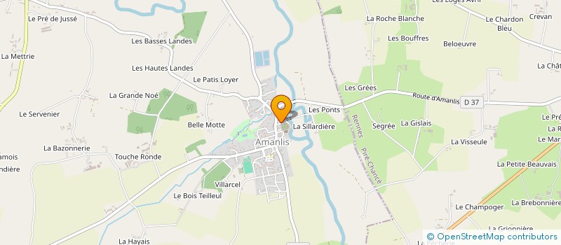 localisation de l'entreprise S.P.C.B. à SAINT-GILLES