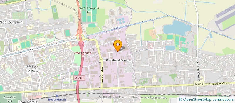 localisation de l'entreprise S.P.C.M SERVICES à CALAIS