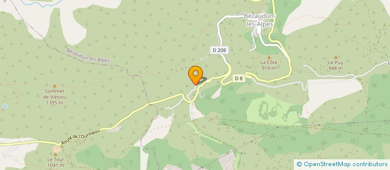 localisation de l'entreprise S.P.C.R  BEZAUDUN-LES-ALPES