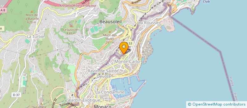 localisation de l'entreprise S.P CASH & CARRY  BEAUSOLEIL