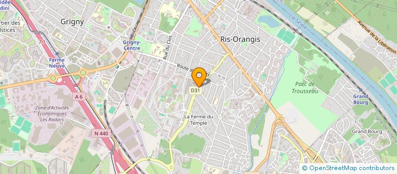 localisation de l'entreprise S.P.D.E à RIS-ORANGIS