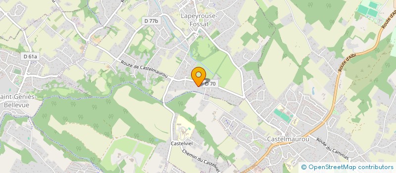 localisation de l'entreprise S.P.D.I.  LAPEYROUSE-FOSSAT