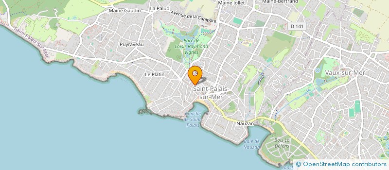 localisation de l'entreprise S P D L  SAINT-PALAIS-SUR-MER