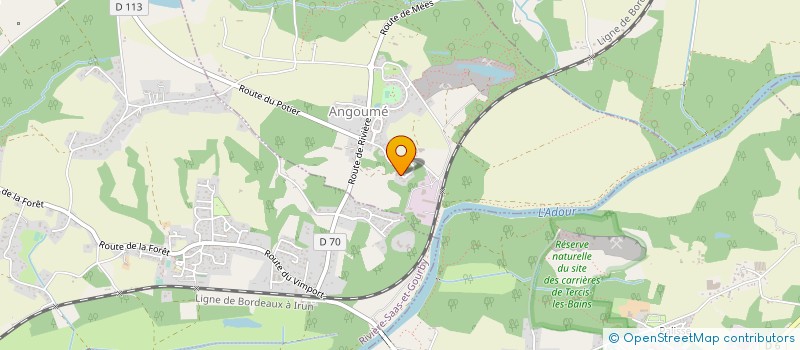 localisation de l'entreprise S.P.E.A.  ANGOUME