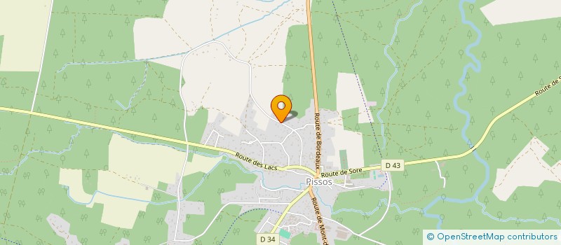 localisation de l'entreprise S.P.E. ALARME  PISSOS