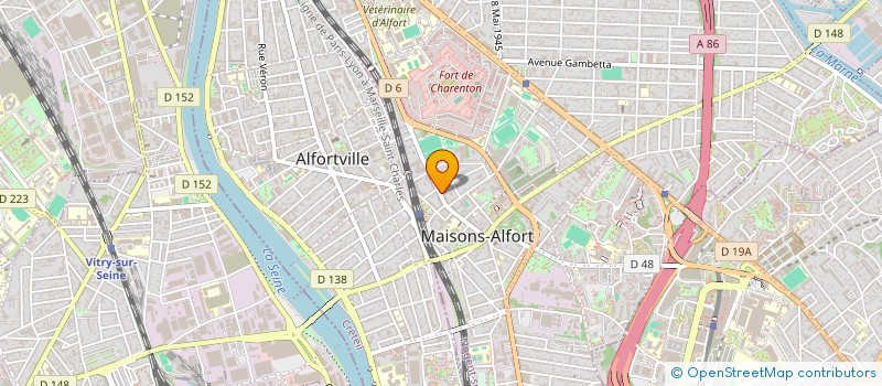 localisation de l'entreprise S.P EVENT à MAISONS-ALFORT