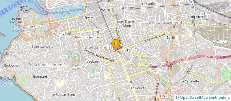 localisation de l'entreprise S.P.F.P.L DU DR JEAN EMSALLEM à MARSEILLE