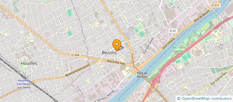 localisation de l'entreprise S.P.F.P.L. FINANCIERE LATTOUF SOCIETE DE PARTICIPATIONS FINANCIERES DE PROFESSION LIBERALE DE PHARMACIENS D'OFFICINE  BEZONS