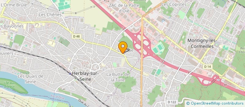 localisation de l'entreprise S.P.F.P.L. FINANCIERE SENHAJI SOCIETE DE PARTICIPATIONS FINANCIERES DE PROFESSION LIBERALE DE PHARMACIENS D'OFFICINE  HERBLAY-SUR-SEINE