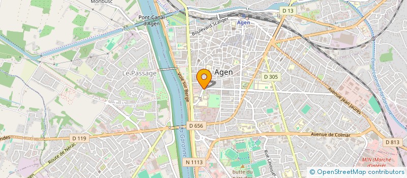 localisation de l'entreprise S.P.F.P.L. OLIVIER BETTEMBOURG  AGEN